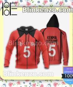 Nekoma Kenma Kozume Uniform Num 5 Haikyuu Anime Personalized T-shirt, Hoodie, Long Sleeve, Bomber Jacket