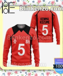 Nekoma Kenma Kozume Uniform Num 5 Haikyuu Anime Personalized T-shirt, Hoodie, Long Sleeve, Bomber Jacket a