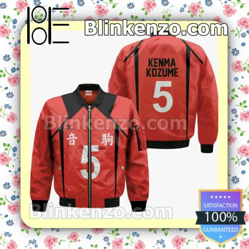 Nekoma Kenma Kozume Uniform Num 5 Haikyuu Anime Personalized T-shirt, Hoodie, Long Sleeve, Bomber Jacket x