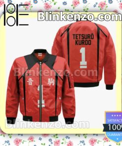 Nekoma Tetsuro Kuroo Number 1 Uniform Haikyuu Anime Personalized T-shirt, Hoodie, Long Sleeve, Bomber Jacket x