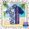 New York Giants Flowery Navy Summer Hawaiian Shirt, Mens Shorts