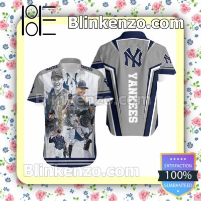 New York Yankees Great Team Best Players Grey Summer Shirt