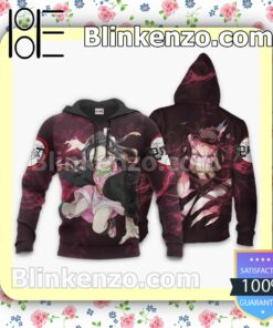 Nezuko Fighting Demon Slayer Anime Personalized T-shirt, Hoodie, Long Sleeve, Bomber Jacket b