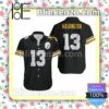 Nfl Pittsburgh Steelers James Washington 13 Black Jersey Inspired Style Summer Shirt