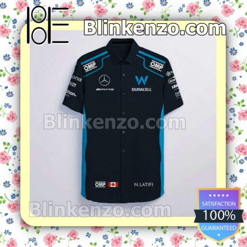 Nicholas Latifi Williams F1 Racing Omp One S Summer Hawaiian Shirt a