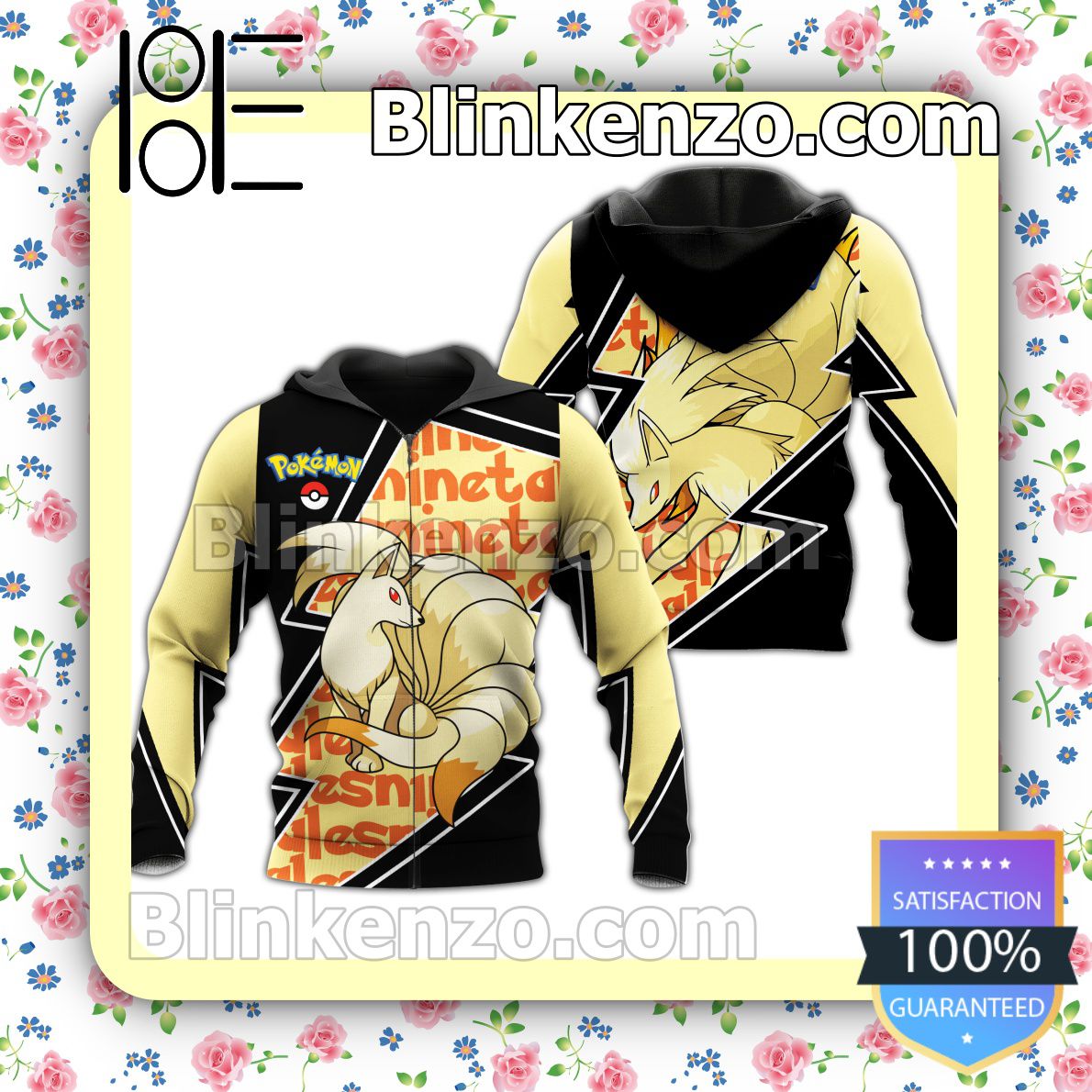 Ninetales Costume Pokemon Personalized T-shirt, Hoodie, Long Sleeve, Bomber Jacket