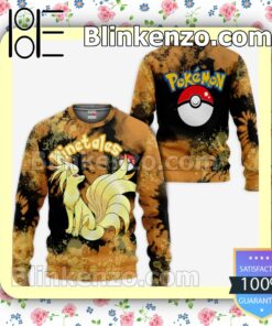 Ninetales Pokemon Anime Tie Dye Style Personalized T-shirt, Hoodie, Long Sleeve, Bomber Jacket a