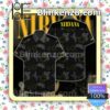 Nirvana Smile Pattern Black Summer Shirts