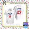 Nuggets Jamal Murray 2020-21 Earned Edition White Jersey Inspired Summer Shirt