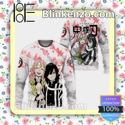 Obanai and Mitsuri Demon Slayer Anime Valentine's Gift Personalized T-shirt, Hoodie, Long Sleeve, Bomber Jacket a