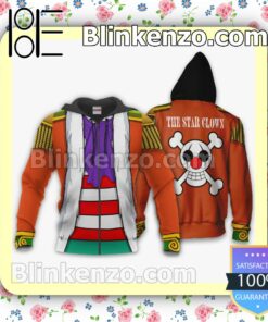 One Piece Buggy Uniform Anime Personalized T-shirt, Hoodie, Long Sleeve, Bomber Jacket