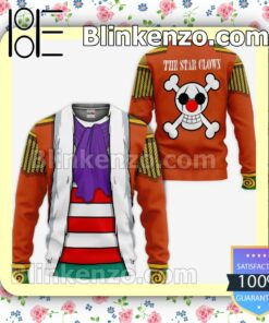 One Piece Buggy Uniform Anime Personalized T-shirt, Hoodie, Long Sleeve, Bomber Jacket a