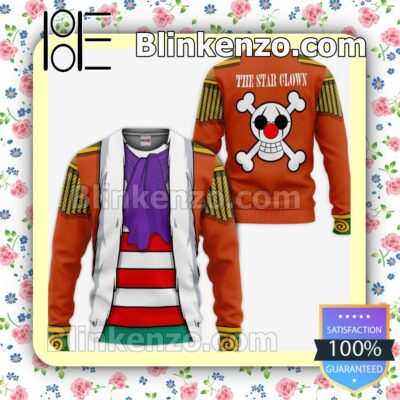 One Piece Buggy Uniform Anime Personalized T-shirt, Hoodie, Long Sleeve, Bomber Jacket a