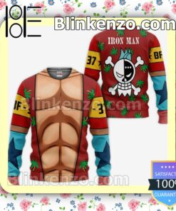 One Piece Franky Uniform One Piece Anime Personalized T-shirt, Hoodie, Long Sleeve, Bomber Jacket a