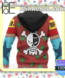 One Piece Franky Uniform One Piece Anime Personalized T-shirt, Hoodie, Long Sleeve, Bomber Jacket x