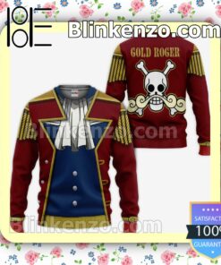 One Piece Gol D. Roger Costume Anime Personalized T-shirt, Hoodie, Long Sleeve, Bomber Jacket a