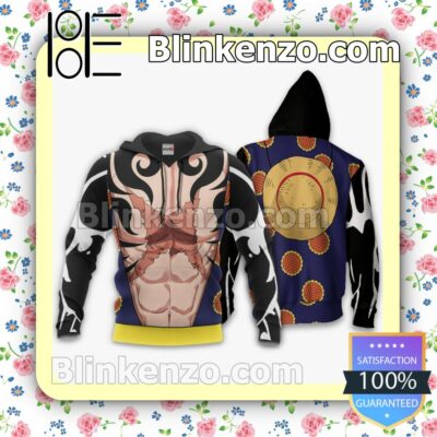 One Piece Luffy Gear 4 Anime Personalized T-shirt, Hoodie, Long Sleeve, Bomber Jacket b