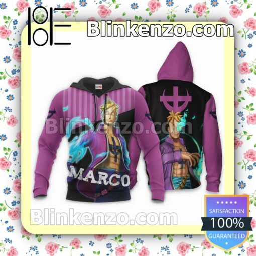 One Piece Marco One Piece Anime Personalized T-shirt, Hoodie, Long Sleeve, Bomber Jacket b