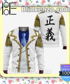 One Piece Monkey D Garp Uniform Anime Personalized T-shirt, Hoodie, Long Sleeve, Bomber Jacket a