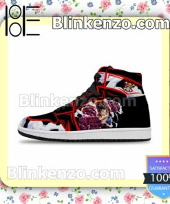 One Piece Monkey D Luffy Air Jordan 1 Mid Shoes