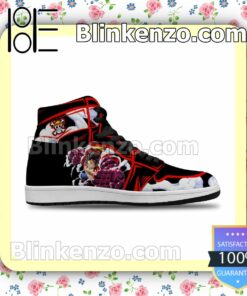 One Piece Monkey D Luffy Air Jordan 1 Mid Shoes b