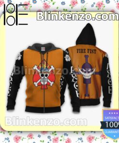 One Piece Portgas D Ace Uniform Anime Personalized T-shirt, Hoodie, Long Sleeve, Bomber Jacket