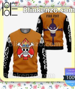 One Piece Portgas D Ace Uniform Anime Personalized T-shirt, Hoodie, Long Sleeve, Bomber Jacket a