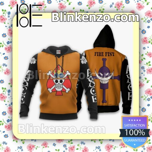 One Piece Portgas D Ace Uniform Anime Personalized T-shirt, Hoodie, Long Sleeve, Bomber Jacket b