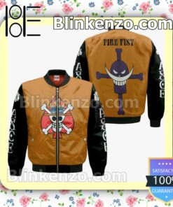 One Piece Portgas D Ace Uniform Anime Personalized T-shirt, Hoodie, Long Sleeve, Bomber Jacket c