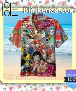 One Piece Printing Vol 97 Summer Hawaiian Shirt, Mens Shorts