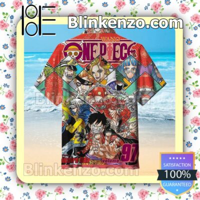 One Piece Printing Vol 97 Summer Hawaiian Shirt, Mens Shorts a