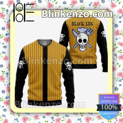 One Piece Sanji Black Leg Uniform Anime Personalized T-shirt, Hoodie, Long Sleeve, Bomber Jacket a