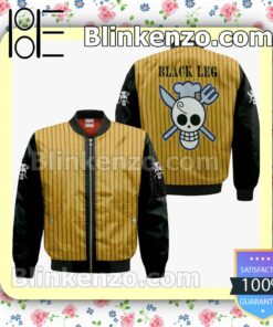 One Piece Sanji Black Leg Uniform Anime Personalized T-shirt, Hoodie, Long Sleeve, Bomber Jacket c