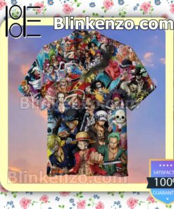 One Piece Universe Summer Hawaiian Shirt, Mens Shorts