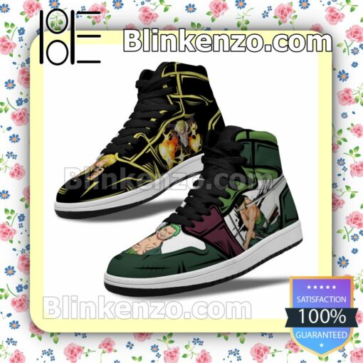 One Piece,Zoro ,Vinsmoke Sanji Air Jordan 1 Mid Shoes