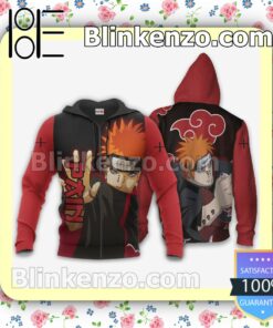 Pain Akatsuki Naruto Anime Merch for Otaku Personalized T-shirt, Hoodie, Long Sleeve, Bomber Jacket