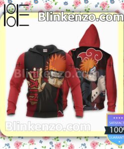 Pain Akatsuki Naruto Anime Merch for Otaku Personalized T-shirt, Hoodie, Long Sleeve, Bomber Jacket b