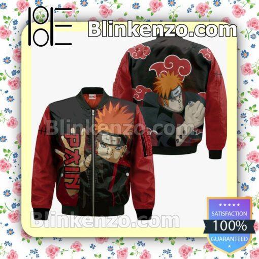 Pain Akatsuki Naruto Anime Merch for Otaku Personalized T-shirt, Hoodie, Long Sleeve, Bomber Jacket c