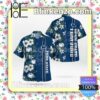 Penn State Nittany Lions Logo Flowery Navy Summer Hawaiian Shirt, Mens Shorts