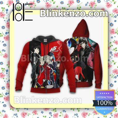 Persona 5 Team Custom Anime Personalized T-shirt, Hoodie, Long Sleeve, Bomber Jacket