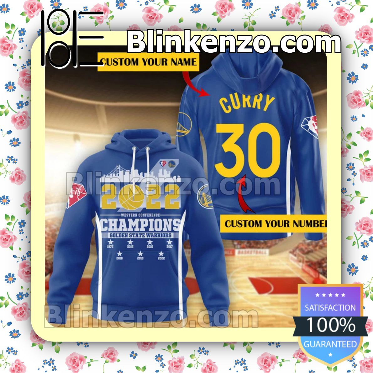 Personalized 2022 Western Conference Champions Golden State Warriors 7 Time Hoodies, Long Sleeve Shirt