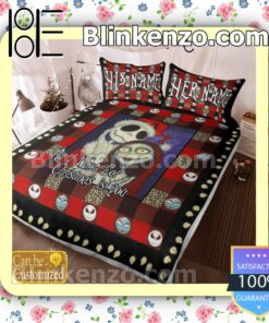 Personalized All I Want For Christmas Is You Queen King Quilt Blanket Set c