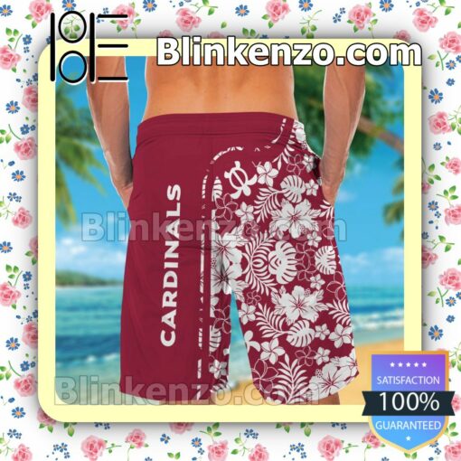 Personalized Arizona Cardinals & Mickey Mouse Mens Shirt, Swim Trunk a