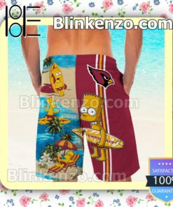 Personalized Arizona Cardinals Simpsons Mens Shirt, Swim Trunk a