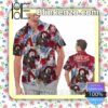Personalized Arizona Diamondbacks Tropical Floral America Flag For MLB Football Lovers Mens Shirt, Swim Trunk