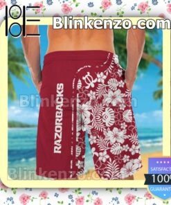 Personalized Arkansas Razorbacks & Snoopy Mens Shirt, Swim Trunk a