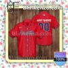 Personalized Atlanta Braves Baseball Red Summer Hawaiian Shirt, Mens Shorts