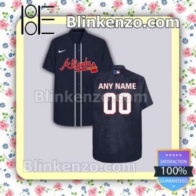 Personalized Atlanta Braves Summer Hawaiian Shirt, Mens Shorts a