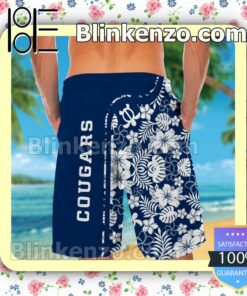 Personalized BYU Cougars & Snoopy Mens Shirt, Swim Trunk a