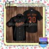 Personalized Baltimore Orioles Baseball Black Summer Hawaiian Shirt, Mens Shorts